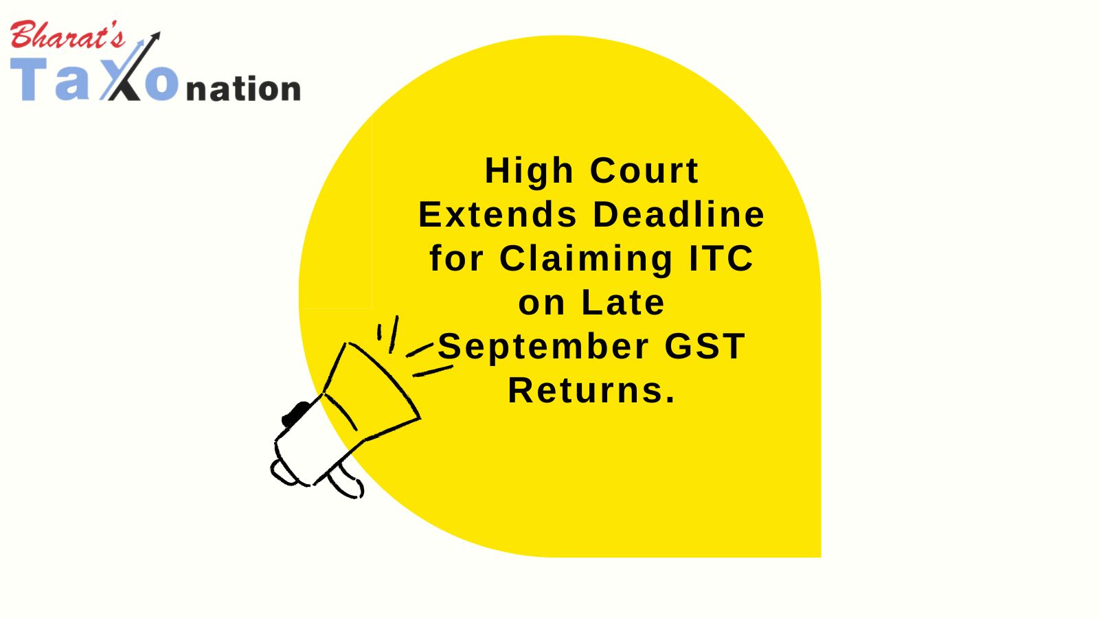 Business could claim the ITC even though their September tax return (GSTR-3B) was filed late. The new deadline for filing September returns is considered to be November 30th, applicable from July 1st, 2017. HC