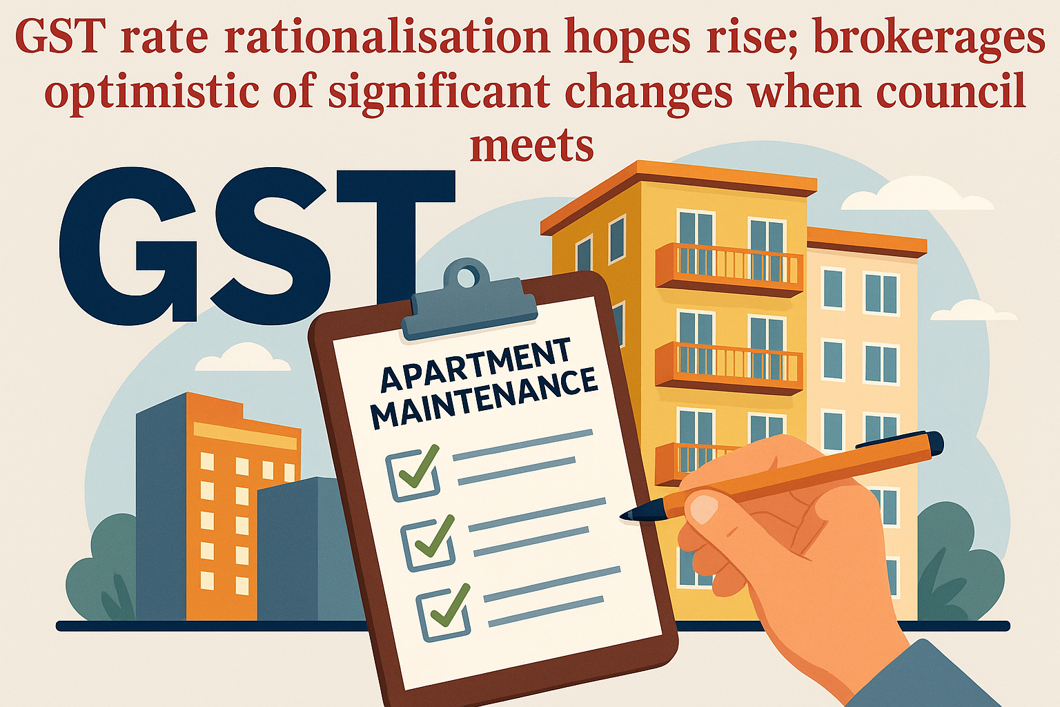 GST rate rationalisation hopes rise; brokerages optimistic of significant changes when council meets