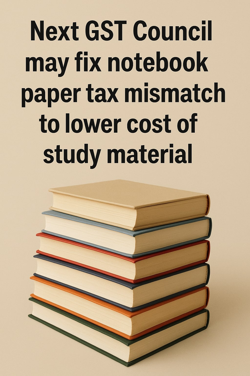 Next GST Council may fix notebook paper tax mismatch to lower cost of study material