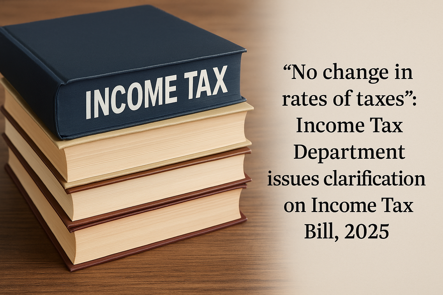 ‘No change in rates of taxes’: Income Tax Department issues clarification on Income Tax Bill, 2025