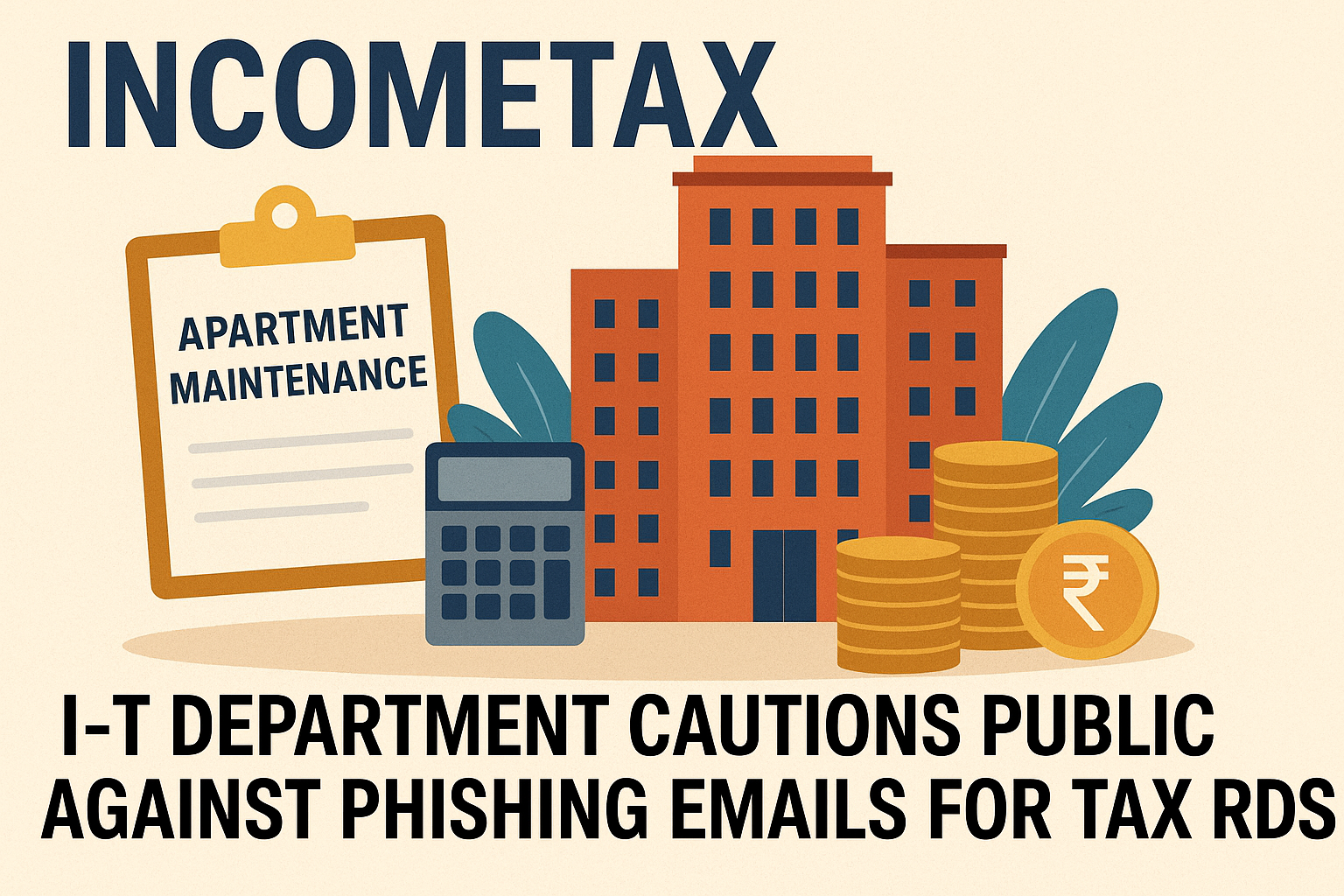 I-T Department Cautions Public Against Phishing Emails For Tax Refunds