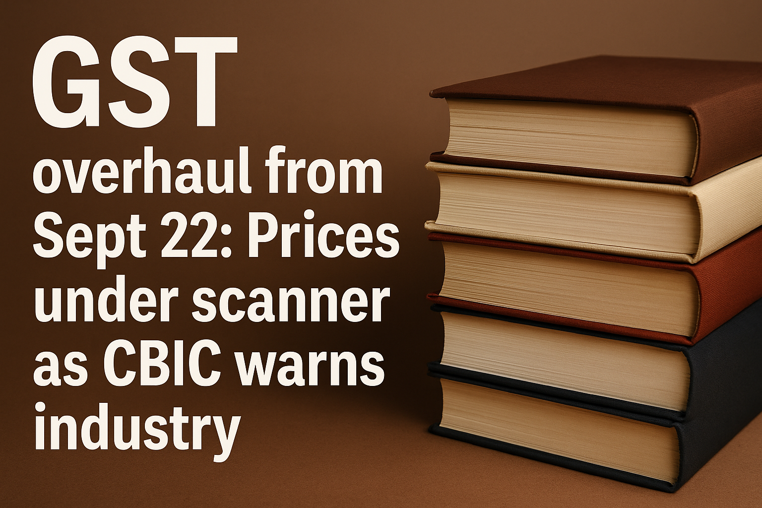GST overhaul from Sept 22: Prices under scanner as CBIC warns industry