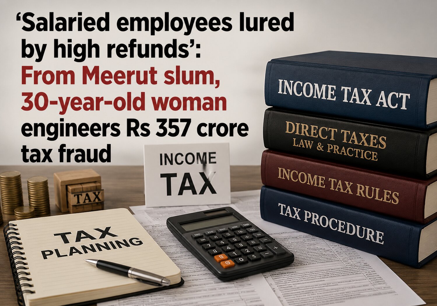 Salaried employees lured by high refunds’: From Meerut slum, 30-year-old woman engineers Rs 357 crore tax fraud