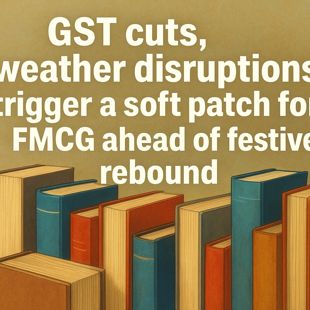 GST cuts, weather disruptions trigger a soft patch for FMCG ahead of festive rebound