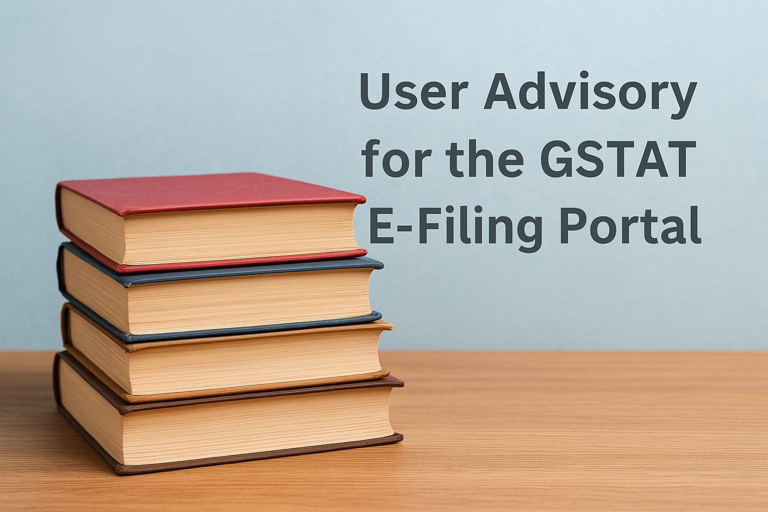 User Advisory for the GSTAT E-Filing Portal.