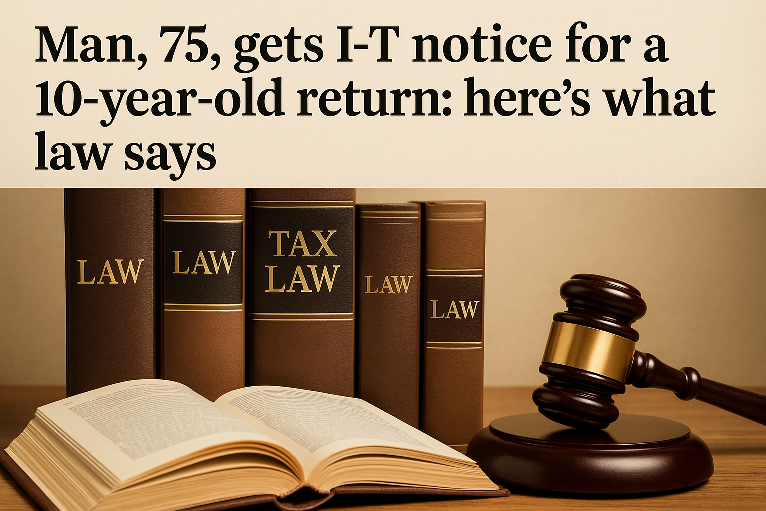 Man, 75, gets I-T notice for a 10-year-old return: here’s what law says