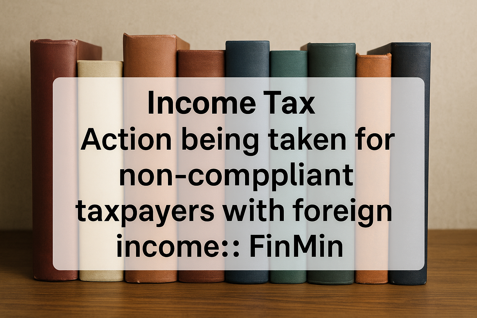 Income Tax action being taken for non-compliant taxpayers with foreign income: FinMin