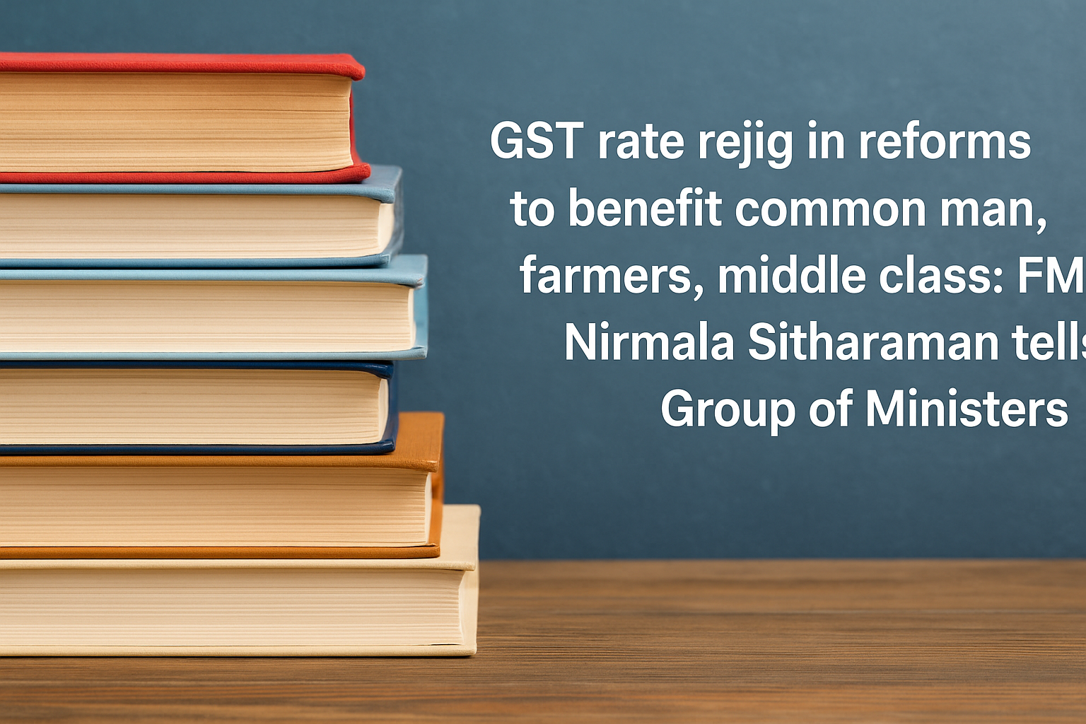 GST rate rejig in reforms to benefit common man, farmers, middle class: FM Nirmala Sitharaman tells Group of Ministers