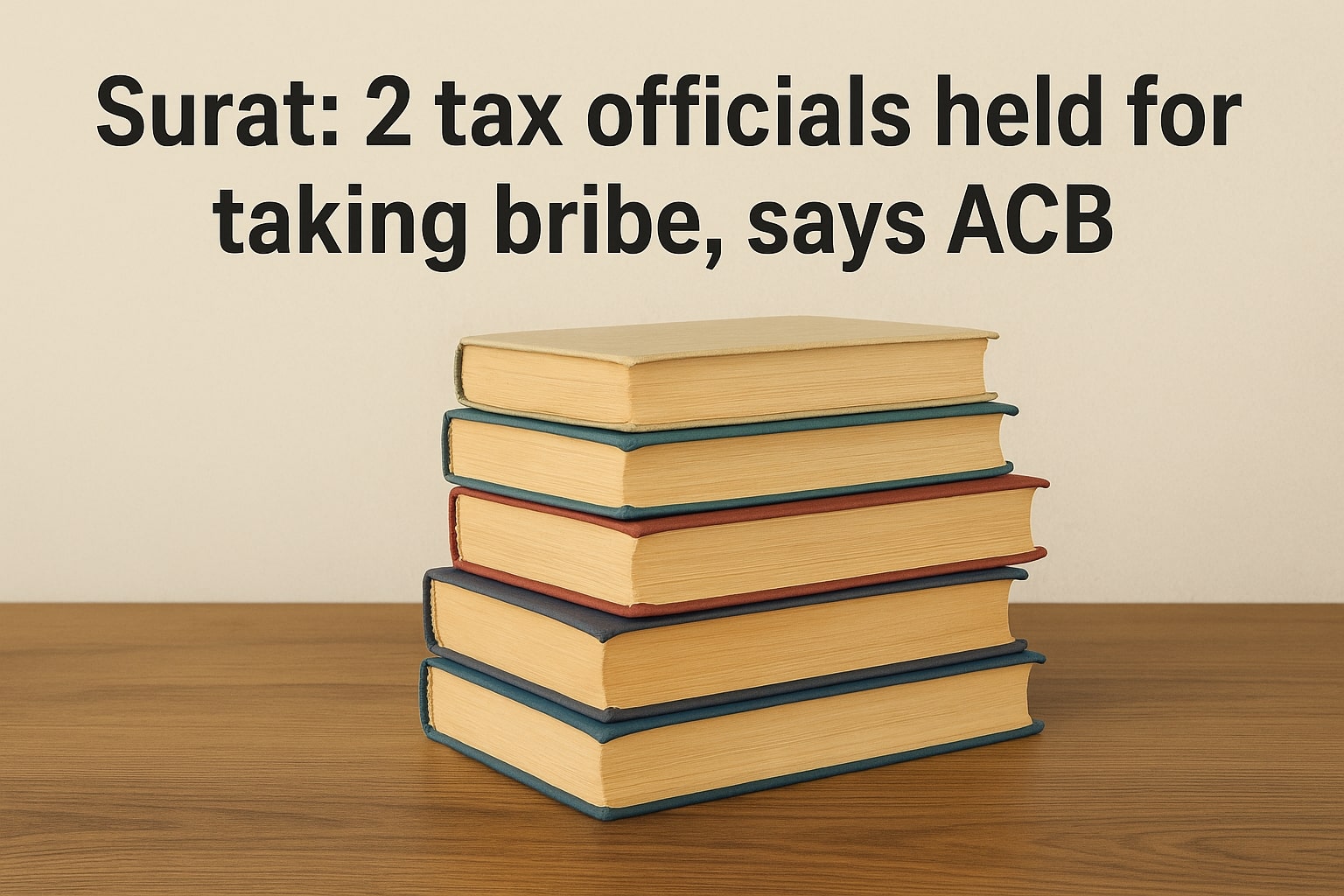 Surat: 2 tax officials held for taking bribe, says ACB