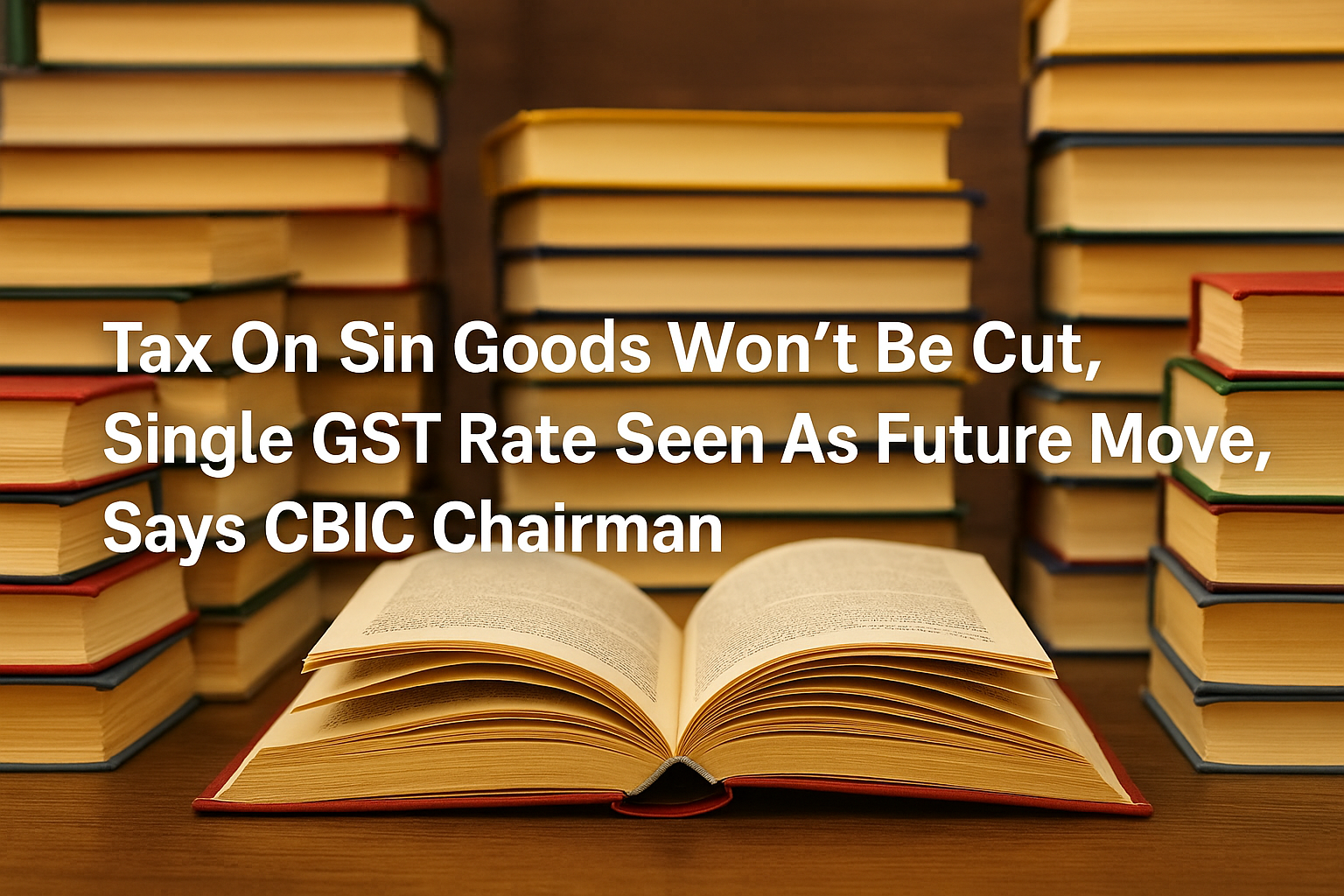 Tax On Sin Goods Won’t Be Cut, Single GST Rate Seen As Future Move, Says CBIC Chairman